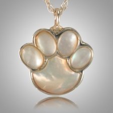 Pet Paw Pearl Cremation Keepsake III